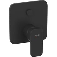 Kludi Renon - Grifo empotrado para 2 dispositivos, negro mate 427593975