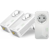 Strong Powerline 600 Triple Pack Weiß Netzwerkkabel