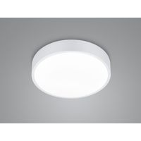 LED Deckenleuchte WACO in Weiß matt extern dimmbar flach, Ø 31cm