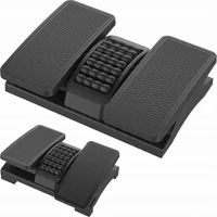 Platinet PFR6067 Ergonomischer Fußstütze Schwarz