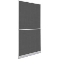 Schermo Insetti a Battente Bianco e Nero 100 x 215 cm vidaXL