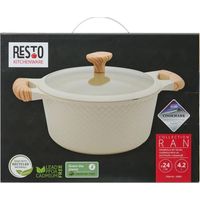 Resto casseruola 4,2 litri rivestimento antiaderente 24 cm