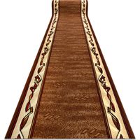 TAPIS DE COULOIR BCF FILIP marron 120 cm brown 120x210 cm