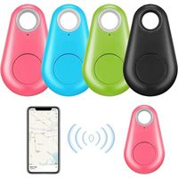 Set aus 4 intelligenten GPS-Trackern in Form von Wassertropfen, drahtlosem Schlüsselfinder, Anti-Verlust-Alarmsensor