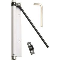 Wolfpack Türfeder weiß eloxiertes Aluminium (Blister 1 Stück)