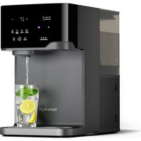 Hydrofast C300 RO-Tischwasserfilter, Spender für eisgekühltes und sprudelndes Wasser, 6-stufige Filtration mit UV-Sterilisation