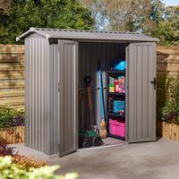 Rowlinson Brentvale 8X4 Premium Apex Metal Shed