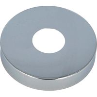 tecuro Hahnrosette (3/4) Ø 27 mm x Ø 67 mm x Höhe 9 mm, Messing verchromt