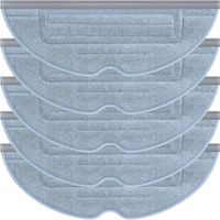 Lot de 5 Serpillères de Rechange pour Aspirateur T7plus S7,Chiffons de Nettoyage pour Aspirateur S7
