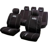 Set di coperture universali per auto anteriori e posteriori 2/3-1/3 nere - Wrc