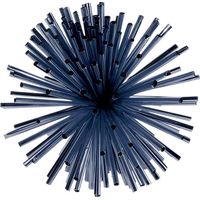 Weihnachtsbaumdeko Stern Anhänger Baumschmuck Christbaumkugeln ø 8cm - grau / blau