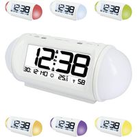 Orologio radiocontrollato con funzione Wake up Light (luce colorata) WT 499 (L x A x P) 185 x 75 x 75 mm