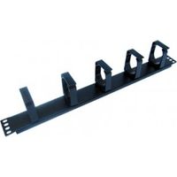 Pannello passacavi con anelli 1U POWPW900401U19A per armadi rack 19
