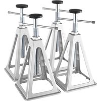 Chandelle De Stabilisation - Aluminium ADC12 - Hauteur Réglable 280-435 Mm - Pour Caravane Remorque Camping-Car - Lot De 4