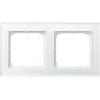 Ospel Elegante cornice doppia in vetro bianco 6 mm