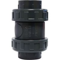 Rückschlagventil mit Klebemuffe, Ø 63 mm, grau