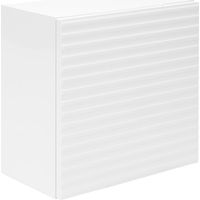 Naturel Niedriger Badezimmerschrank Natural Savona 40,2x39,6x21,7 cm glänzend weiß (SAVONAH40BI)
