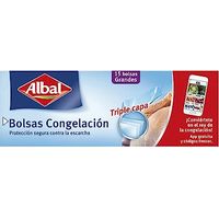 Albal 4008871200235 Sacchetti per congelatori Sacchetti per congelatori per alimenti di grandi dimensioni, cartone