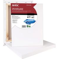 Lienzos para pintura acrilica y oleo 380grs 20x30 cm Blanco