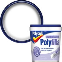 Polycell Fine Surface Polyfilla Filler Tub 500g – Smooth Finish for Wood & Plaster