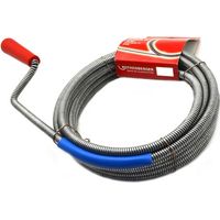 DISOTTURATORE STURATUBI SPIRALE CON MANOVELLA- mt. 3.00 x 6 mm- ROTHE- pezzi 1