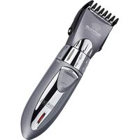 MPM MMW-01 Cortapelos Afeitadora Hombre, Inalámbrico, Longitud Corte Ajustable, Hojas Cerámicas, Accesorios Gris