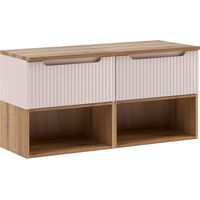 Mobiletto sottolavabo 120cm Riva Cashmere e legno