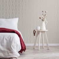 Papier peint intissé Marquise Geo Diamant Vinyle 1005 x 52cm Perle