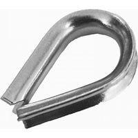 1PC 3mm Stainless Steel Heart Shaped Terminal 304 Wire Rope Protection Ring