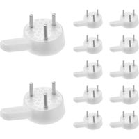 50-pack Seamless Picture Hooks Plastic Invisible Seamless Hard Wall Picture Hooks Seamless Hanging Photo Hooks For Photo Painting