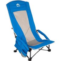 Aktive Silla Plegable Baja Bleu Chaise Pliante Confort