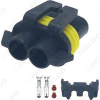 Bornier 9005/HB3 pour phares LED HID automobiles - étanche avec insert métallique
