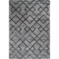 Tapis fait main prestige 310 gris anthracite - 120 x 170 cm