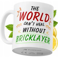 Mug humoristique pour maçon - Mug à café/thé avec texte amusant - Idéal pour les anniversaires, les fêtes et les occasions spéciales - Mug premium pour la maison, le bureau et le travail - Blanc - 330