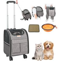 Sac à Roulettes pour Chat Chien 8 1 kg Sac de Transport Chats
