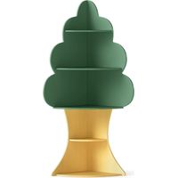 Étagère en bois pour enfants en forme d'arbre, 5 niveaux, verte