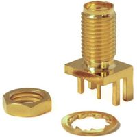 Mueller Electric BU-1420701871 Prise adaptateur SMA femelle - circuit imprimé droit laiton