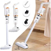 Aspirateur balai sans fil 3 en 1, aspiration puissante de 8500 Pa, idéal pour les sols durs (25-26 pouces).