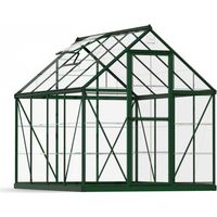 Greenhouse Harmony 6X8 - Polycarbonate - L247 x W185 x H208 - Green