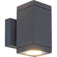 Minimalistische Außenwandleuchte 2xGU10 Buffalo anthrazit 7888 Rabalux