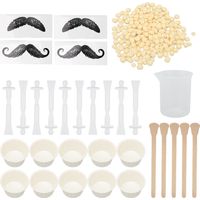Kit cire nez douce peau efficace retire poils avec perles cire et bâtonnets épilation nasale