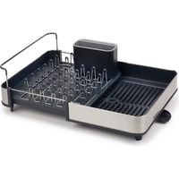 Extend™ Joseph Joseph, passoire extensible avec dedrainage spout, acier inoxydable, 2 parties coulissantes, réglage de la taille de, couleur grise, idéal pour la cuisine.