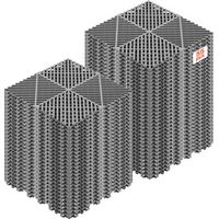 Dalles de Sol Clipsables pour Garage Tapis de Drainage Modulaire