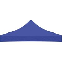 Toit de tente de réception - Toit de tonnelle - Accessoire Tonnelle 3 x 3 m Bleu fr11343 - Maison La Vie