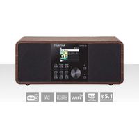 Dira s 24i radio estereo multifuncional dab fm internet bluetooth madera