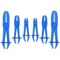 6 Stück Schlauchklemmen Zange Set,Bremsschlauch Klemme,Schlauch Abklemmen Klemmzange,Schlauch Klemmzange Abklemmzange Set,zum Abklemmen von Kühlschläuchen,Brems und Benzinleitungen(Blau)