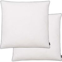 Oreiller 2 pcs Remplissage de duvet léger 80 x 80 cm Blanc - The Living Store