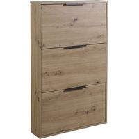 SCARPIERA 3 RIBALTE SLIM CM. 65X15X105 H ROVERE A.