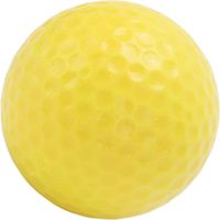 Balles de golf flottantes jaunes pour parcours aquatique et sports de plein air