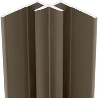 Profilé d'angle intérieur pour panneau mural de douche, DécoDesign, Schulte, Taupe, 255 cm